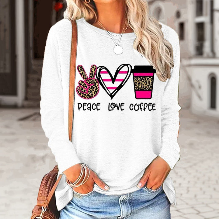 Lässige Bluse Mit Gestreiftem Druck
