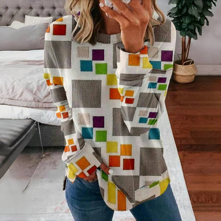 Vintage T-Shirt Mit Blumendruck
