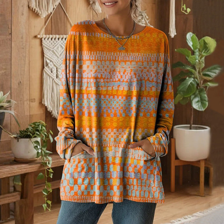 Vintage T-Shirt Mit Blumendruck