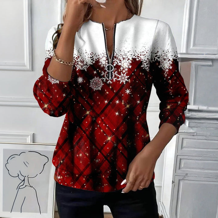 Buntes T-Shirt Mit Geometrischem Druck