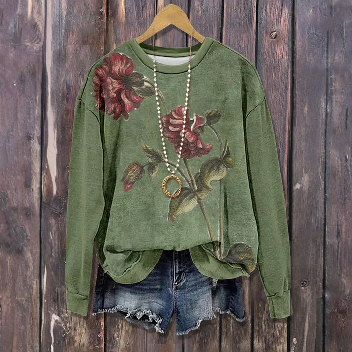 Vintage Bluse Mit Farbverlauf