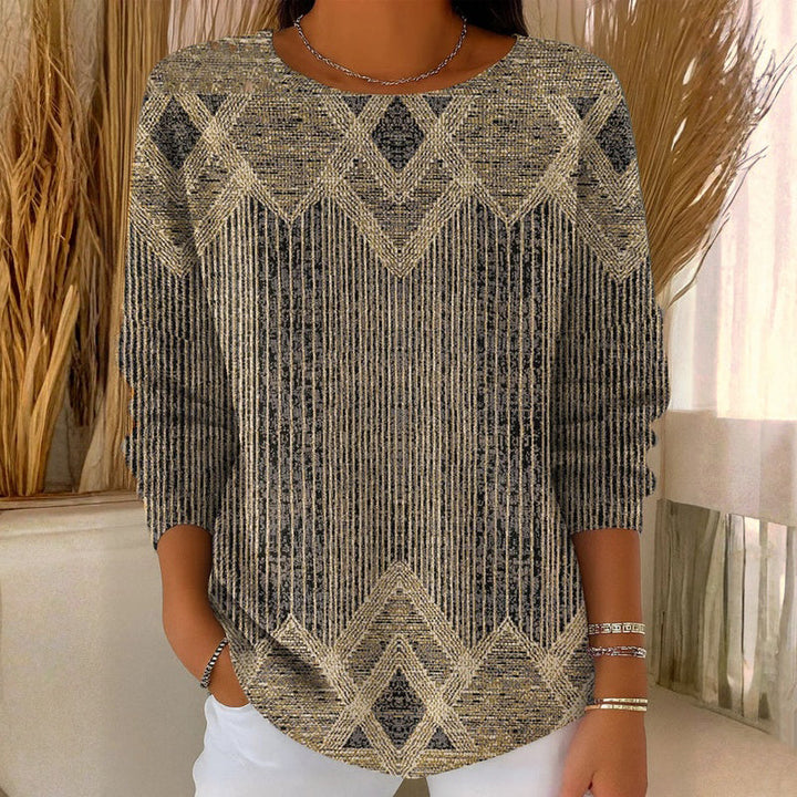 Vintage T-Shirt Mit Blumendruck