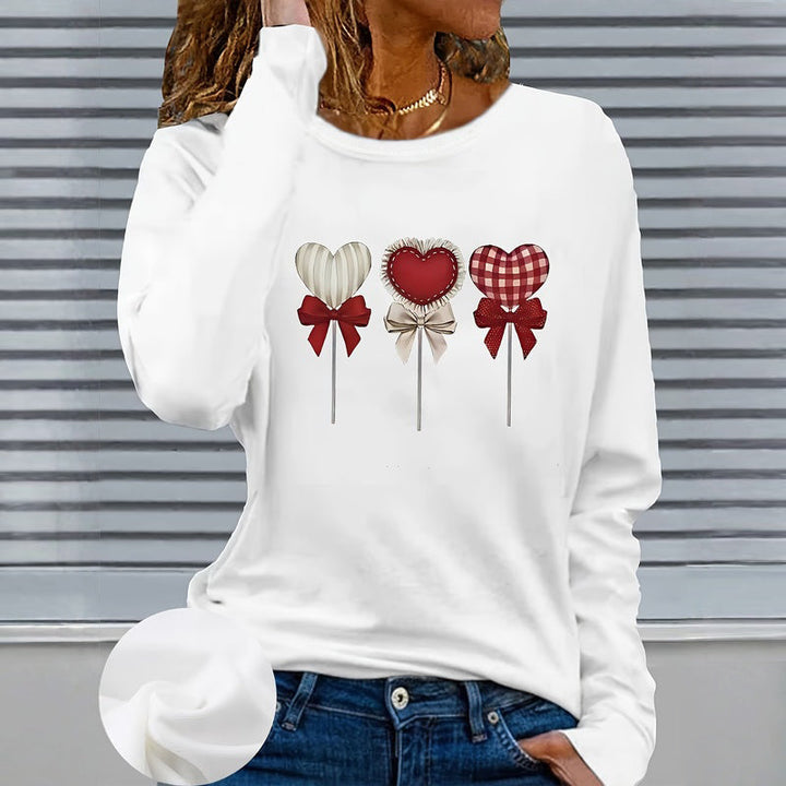 Lässige Bluse Mit Blattdruck