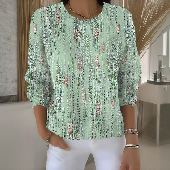 Vintage T-Shirt Mit Blumendruck