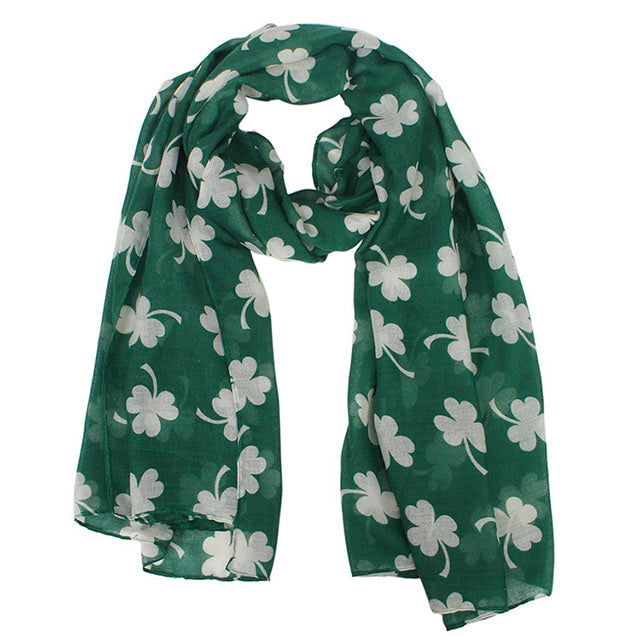 Clover Print Casual Huivi